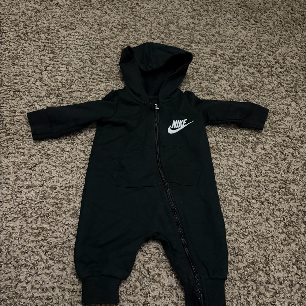 Nike Black Hooded Kids Footie